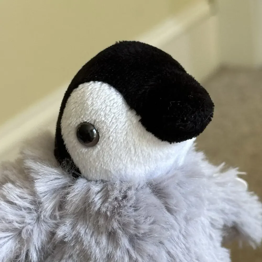 Vintage 2006 Wishpets Bebe Baby Penguin Shaggy Plush NWT Stuffed Animal 5”